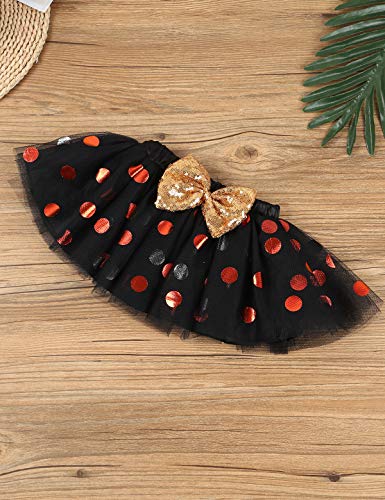 YOOJIA Conjunto de Halloween para Bebe Niña Vestido de Halloween Niñas my First Halloween Conjunto de Ropa Vestido Calabaza de Lunares Disfraz para Fiesta Negro 9-12 Months YOOJIA Conjunto de Halloween para Bebe Niña Vestido de Halloween Niñas my First Halloween Conjunto de Ropa Vestido Calabaza de Lunares Disfraz para Fiesta Negro 9-12 Months