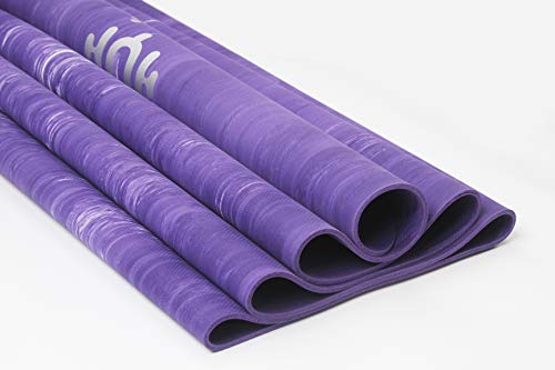 YOOQ Esterilla de Yoga Pure, 100% Caucho Natural, Antideslizante y respetuosa con el Medio Ambiente (Purpura) YOOQ Esterilla de Yoga Pure, 100% Caucho Natural, Antideslizante y respetuosa con el Medio Ambiente (Purpura)