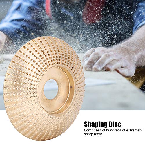 YOPOTIKA Disco de Arco de Lijado de 85 Mm Rueda de Molienda de Golf para Amoladora Angular Herramienta Giratoria de Madera 1 Pieza Dorada YOPOTIKA Disco de Arco de Lijado de 85 Mm Rueda de Molienda de Golf para Amoladora Angular Herramienta Giratoria de Madera 1 Pieza Dorada