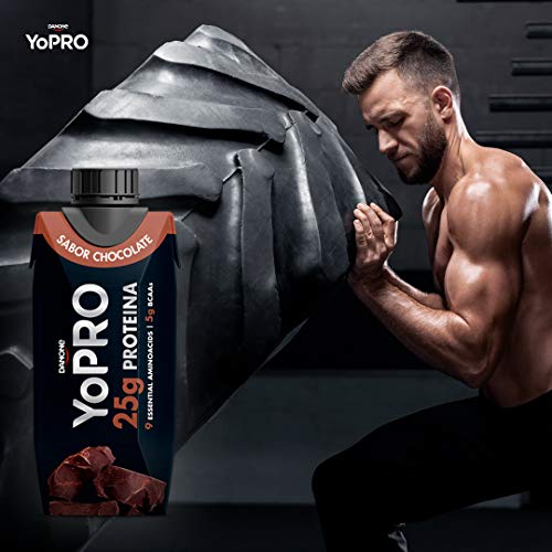 YoPRO Pack 8 unidades batido 25G de Proteína sabor chocolate de 330 ml - Total 8 x 330 ml