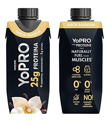 YoPRO Pack 8 unidades batido 25G de Proteína sabor vainilla de 330 ml - Total 8 x 330 ml YoPRO Pack 8 unidades batido 25G de Proteína sabor vainilla de 330 ml - Total 8 x 330 ml