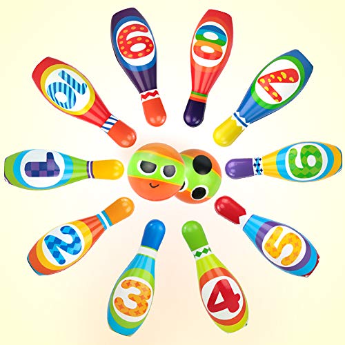yoptote Bolos Infantiles Sets de Bolos Juguete Bowling Juegos Bowling Juegos Party Exterior Jardin 10 Pins Juego de Bolos Desarrollo de Habilidades Motoras Esponja Número Pelota Niño 3 Años+ yoptote Bolos Infantiles Sets de Bolos Juguete Bowling Juegos Bowling Juegos Party Exterior Jardin 10 Pins Juego de Bolos Desarrollo de Habilidades Motoras Esponja Número Pelota Niño 3 Años+