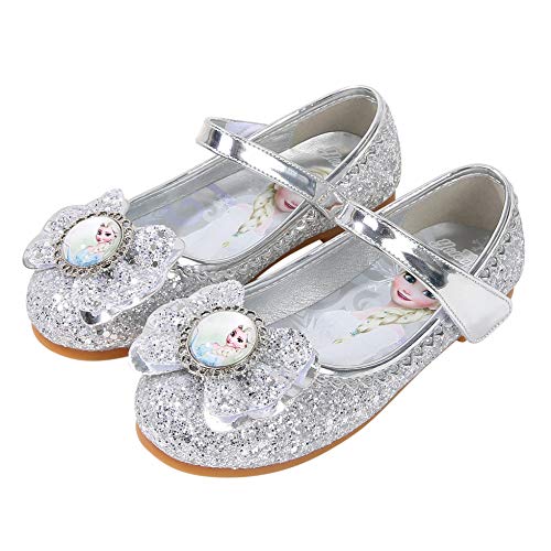 YOSICIL Zapatos de la Princesa Elsa niñas con Lentejuela Zapato de Disfraz Elsa Frozen de Princesa Disfraz Sandalias con Velcro Tacón Zapatos de Fiesta Halloween Cumpleaños Azul EU22-35 YOSICIL Zapatos de la Princesa Elsa niñas con Lentejuela Zapato de Disfraz Elsa Frozen de Princesa Disfraz Sandalias con Velcro Tacón Zapatos de Fiesta Halloween Cumpleaños Azul EU22-35