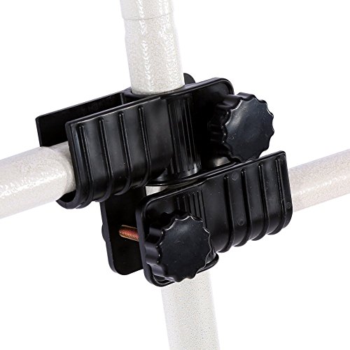 Yosoo Carril de Ropa de Acero Resistente,Bastidor de Ropa Soporta hasta 240kg, Altura Ajustable 160-320cm, Gratis Tenedor de Ropa de 105 cm Incluido Yosoo Carril de Ropa de Acero Resistente,Bastidor de Ropa Soporta hasta 240kg, Altura Ajustable 160-320cm, Gratis Tenedor de Ropa de 105 cm Incluido
