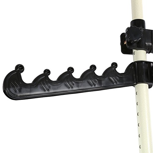 Yosoo Carril de Ropa de Acero Resistente,Bastidor de Ropa Soporta hasta 240kg, Altura Ajustable 160-320cm, Gratis Tenedor de Ropa de 105 cm Incluido Yosoo Carril de Ropa de Acero Resistente,Bastidor de Ropa Soporta hasta 240kg, Altura Ajustable 160-320cm, Gratis Tenedor de Ropa de 105 cm Incluido