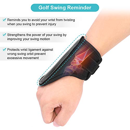 Yosoo Health Gear Ayuda para la muñeca de Entrenamiento de Golf, Entrenador de bisagra de muñeca oscilante de Golf Pulsera de muñeca Banda de oscilación Ayuda de Entrenamiento de alineación de Gestos Yosoo Health Gear Ayuda para la muñeca de Entrenamiento de Golf, Entrenador de bisagra de muñeca oscilante de Golf Pulsera de muñeca Banda de oscilación Ayuda de Entrenamiento de alineación de Gestos