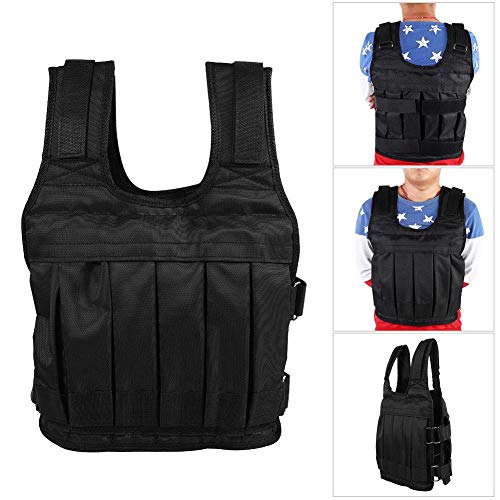 Yosoo Health Gear Chaleco con Peso, Chaleco de Peso Pesado de 50 kg Chaqueta de Chaleco de Carga Ajustable para Entrenamiento de Fuerza, Ejercicio, Fitness, Crossfit, Hombres y Mujeres Yosoo Health Gear Chaleco con Peso, Chaleco de Peso Pesado de 50 kg Chaqueta de Chaleco de Carga Ajustable para Entrenamiento de Fuerza, Ejercicio, Fitness, Crossfit, Hombres y Mujeres