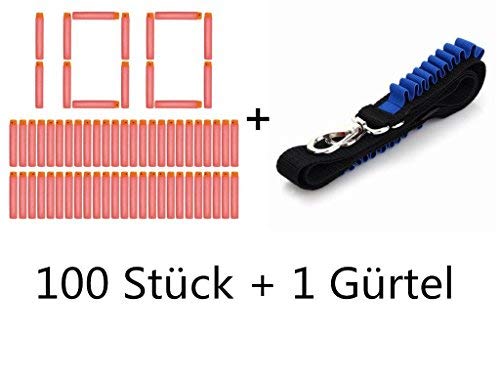 Yosoo niños de Juguete 7,2 * 1,2 cm Orange Dardos de Bala con una Correa de Hombro Ajustable Bandolier Kit para NERF N-Strike Elite Blaster (1 cinturón + 100 Pedazos Dardos) Yosoo niños de Juguete 7,2 * 1,2 cm Orange Dardos de Bala con una Correa de Hombro Ajustable Bandolier Kit para NERF N-Strike Elite Blaster (1 cinturón + 100 Pedazos Dardos)