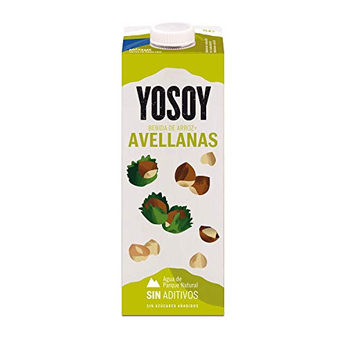 Yosoy - Bebida de Arroz con Avellanas - Caja de 6 x 1L