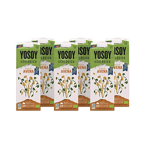 Yosoy - Bebida Vegetal Ecológica de Avena, Caja de 6 x 1L