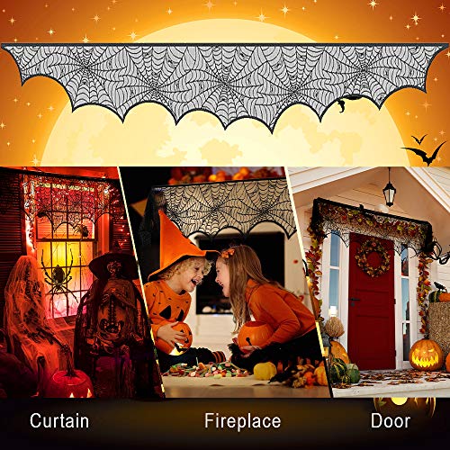 yotame Telarañas de Halloween para decoración de Halloween, telaraña elÔstica con Chimenea Tela decoración y 30 arañas falsas para Halloween decoración fiesta carnaval yotame Telarañas de Halloween para decoración de Halloween, telaraña elÔstica con Chimenea Tela decoración y 30 arañas falsas para Halloween decoración fiesta carnaval