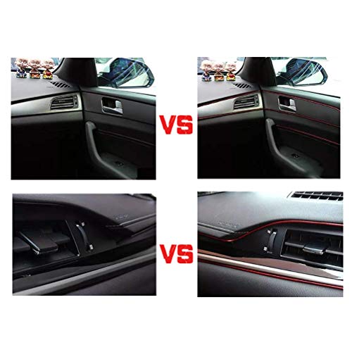 YOTINO Moldura Interior del Coche Tiras Líneas de Molduras Hay una Herramienta de Instalación Práctica y Flexible para Decoración Interior Coches, Tiras de Ajuste de Universal (10m Rojo) YOTINO Moldura Interior del Coche Tiras Líneas de Molduras Hay una Herramienta de Instalación Práctica y Flexible para Decoración Interior Coches, Tiras de Ajuste de Universal (10m Rojo)