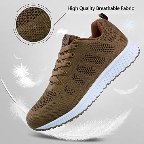 Youecci Zapatillas de Deportivos de Running para Mujer Deportivo de Exterior Interior Gimnasia Ligero Sneakers Fitness Atlético Caminar Zapatos Transpirable Caqui 37 EU Youecci Zapatillas de Deportivos de Running para Mujer Deportivo de Exterior Interior Gimnasia Ligero Sneakers Fitness Atlético Caminar Zapatos Transpirable Caqui 37 EU