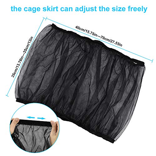 YOUKCDT Funda para Jaulas de Pájaros 60 x 35 cm Protector/Cubierta/Red para Jaulas Aves Malla de Semillas para Jaulas de Loros, Agapornis u Otras Aves YOUKCDT Funda para Jaulas de Pájaros 60 x 35 cm Protector/Cubierta/Red para Jaulas Aves Malla de Semillas para Jaulas de Loros, Agapornis u Otras Aves