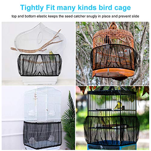 YOUKCDT Funda para Jaulas de Pájaros 60 x 35 cm Protector/Cubierta/Red para Jaulas Aves Malla de Semillas para Jaulas de Loros, Agapornis u Otras Aves YOUKCDT Funda para Jaulas de Pájaros 60 x 35 cm Protector/Cubierta/Red para Jaulas Aves Malla de Semillas para Jaulas de Loros, Agapornis u Otras Aves