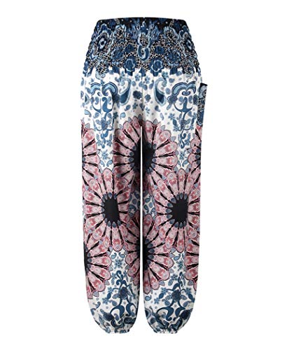 YoungSoul Pantalones Harem Niños Niñas, Pantalón Bombacho para Yoga Danza, Pantalones Baggy Estampados de Verano, 4, 6-8 años/L YoungSoul Pantalones Harem Niños Niñas, Pantalón Bombacho para Yoga Danza, Pantalones Baggy Estampados de Verano, 4, 6-8 años/L