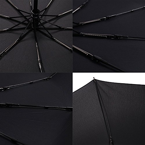 Yourway Sweden Paraguas Plegable Automático Antiviento, 10 Costillas Paraguas Compacto Resistente al Viento, Teflon 190T Canopy, Mango Antideslizante, Viaje Paraguas para Hombre y Mujer Yourway Sweden Paraguas Plegable Automático Antiviento, 10 Costillas Paraguas Compacto Resistente al Viento, Teflon 190T Canopy, Mango Antideslizante, Viaje Paraguas para Hombre y Mujer