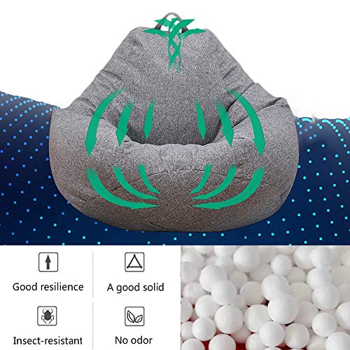 You's Auto Puff Sofás Cubierta Sillas Sin Relleno con Tres Bolsillos en el Lateral Puff Sofá Vida Habitación Tres Tallas (Marron, 100 * 20cm) You's Auto Puff Sofás Cubierta Sillas Sin Relleno con Tres Bolsillos en el Lateral Puff Sofá Vida Habitación Tres Tallas (Marron, 100 * 20cm)