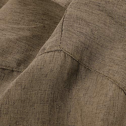 You's Auto Puff Sofás Cubierta Sillas Sin Relleno con Tres Bolsillos en el Lateral Puff Sofá Vida Habitación Tres Tallas (Marron, 100 * 20cm) You's Auto Puff Sofás Cubierta Sillas Sin Relleno con Tres Bolsillos en el Lateral Puff Sofá Vida Habitación Tres Tallas (Marron, 100 * 20cm)