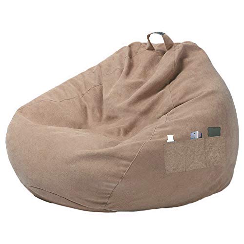 You's Auto Puff Sofás Cubierta Sillas Sin Relleno con Tres Bolsillos en el Lateral Puff Sofá Vida Habitación Tres Tallas (Marron, 100 * 20cm) You's Auto Puff Sofás Cubierta Sillas Sin Relleno con Tres Bolsillos en el Lateral Puff Sofá Vida Habitación Tres Tallas (Marron, 100 * 20cm)