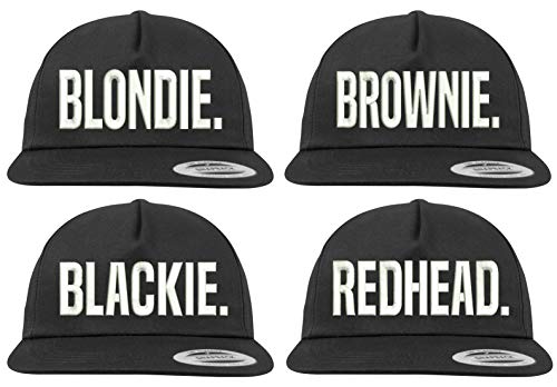 Youth Designz Gorra de béisbol Blondie Brownie Blackie Redhead Blondie + Brownie. Talla única