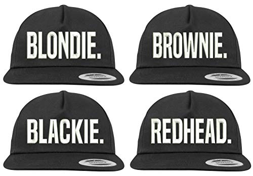 Youth Designz Gorra de béisbol Blondie Brownie Blackie Redhead Blondie + Brownie. Talla única Youth Designz Gorra de béisbol Blondie Brownie Blackie Redhead Blondie + Brownie. Talla única