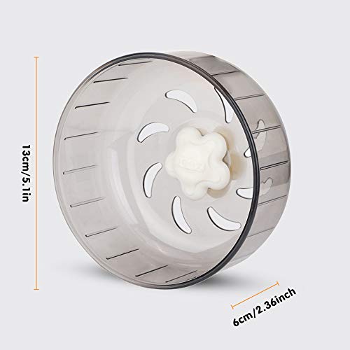 YOUTHINK Hamster Running Wheel, 13Cm Hamster Wheel Small Pet Hamster Rueda de Ejercicio Silent Plastic Running Toy para Animales Pequeños Hamster Gerbil Conejillo de Indias YOUTHINK Hamster Running Wheel, 13Cm Hamster Wheel Small Pet Hamster Rueda de Ejercicio Silent Plastic Running Toy para Animales Pequeños Hamster Gerbil Conejillo de Indias
