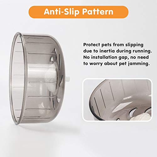 YOUTHINK Hamster Running Wheel, 13Cm Hamster Wheel Small Pet Hamster Rueda de Ejercicio Silent Plastic Running Toy para Animales Pequeños Hamster Gerbil Conejillo de Indias YOUTHINK Hamster Running Wheel, 13Cm Hamster Wheel Small Pet Hamster Rueda de Ejercicio Silent Plastic Running Toy para Animales Pequeños Hamster Gerbil Conejillo de Indias