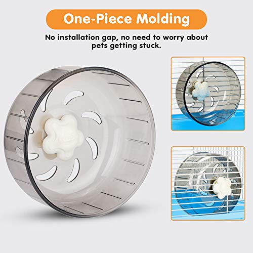 YOUTHINK Hamster Running Wheel, 13Cm Hamster Wheel Small Pet Hamster Rueda de Ejercicio Silent Plastic Running Toy para Animales Pequeños Hamster Gerbil Conejillo de Indias