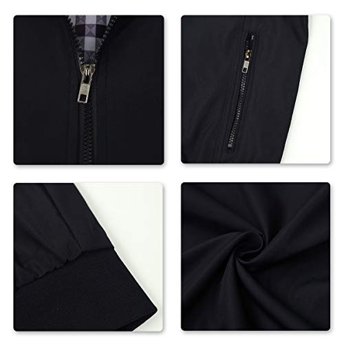 YOUTHUP Chaqueta de Hombre Regular Fit Casual Ropa Deportiva Chaquetas Ligeras YOUTHUP Chaqueta de Hombre Regular Fit Casual Ropa Deportiva Chaquetas Ligeras