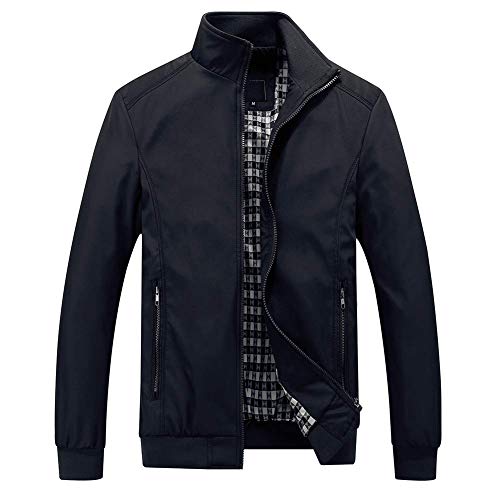 YOUTHUP Chaqueta de Hombre Regular Fit Casual Ropa Deportiva Chaquetas Ligeras YOUTHUP Chaqueta de Hombre Regular Fit Casual Ropa Deportiva Chaquetas Ligeras