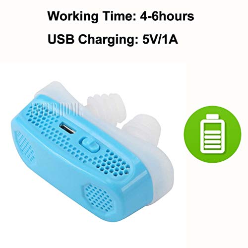 Yowerf Aparato electrónico de respiración Nasal antirronquidos Los dilatadores apnea del sueño ayudan al Equipo a Detener el Equipo de ronquido (Color : Blanco) Yowerf Aparato electrónico de respiración Nasal antirronquidos Los dilatadores apnea del sueño ayudan al Equipo a Detener el Equipo de ronquido (Color : Blanco)