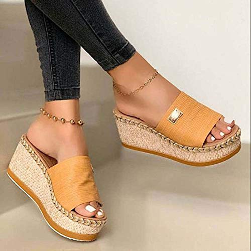 ypyrhh Sandalias de Ducha Antideslizantes para casa,Zapatos de Mujer con Plataforma de bizcocho,Transpirables y cómodos en uno Drag-Black_42,Chanclas de Gran Apariencia