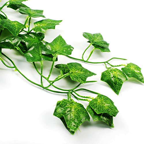 YQing Plantas Hiedra Artificial Decoración Interior y Exterior 84ft-12 Guirnalda Hiedra Artificial De Hogar Boda Jardín Valla Escalera Ventana para Decoración YQing Plantas Hiedra Artificial Decoración Interior y Exterior 84ft-12 Guirnalda Hiedra Artificial De Hogar Boda Jardín Valla Escalera Ventana para Decoración