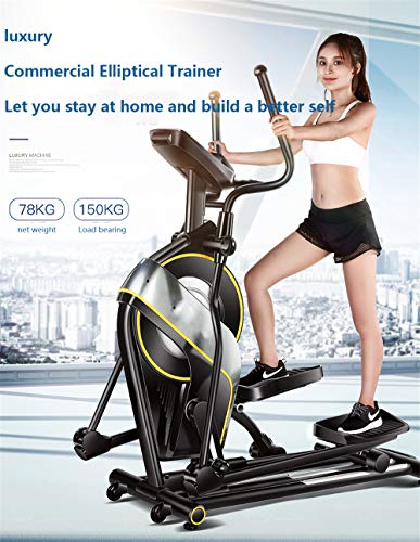 YQ&TL Bicicleta Elíptica para casa Multifuncional Cross Trainers Mini elipsómetro de magnetrón Mudo Máquina elíptica Space Walker Fitness Home