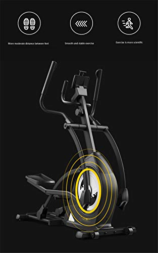 YQ&TL Bicicleta Elíptica para casa Multifuncional Máquina elíptica Home Fitness Stepper Escalador Space Walker Gym 8 segmento Manual Control magnético Resistencia