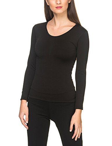 YSABEL MORA Camiseta TÉRMICA (Negro, M)