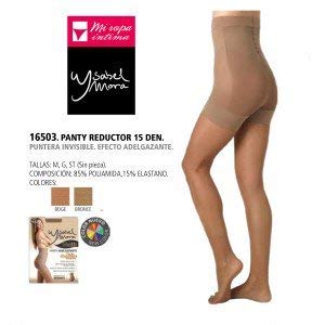 YSABEL MORA - Panty Reductor Mujer Color: Bronze Talla: Medium