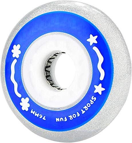 YSHUAI Ruedas luminosas para patines en línea, 4 ruedas de poliuretano flash, 82 A, ruedas de patines con luz LED de 70 mm YSHUAI Ruedas luminosas para patines en línea, 4 ruedas de poliuretano flash, 82 A, ruedas de patines con luz LED de 70 mm
