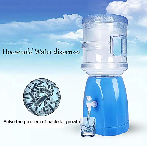 YSJDM Dispensador De Agua con Grifo, Soporte para Beber sobre Encimera Mini Dispensadores De Botellas De Agua Soporte para La Oficina Doméstica De La Cocina, Azul