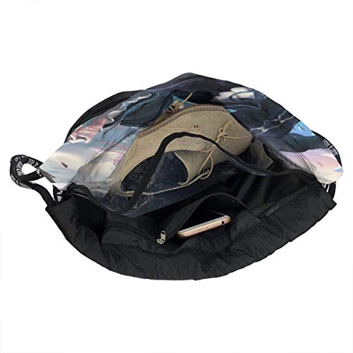 YTGHF Bolsa con cordón Anime Girl Rem Drawstring Bags Multifunction Bundle Backpack Large Capacity Lightweight Simple Portable Funny Handbag,For Women Kids School Gym Travel (Polyester) YTGHF Bolsa con cordón Anime Girl Rem Drawstring Bags Multifunction Bundle Backpack Large Capacity Lightweight Simple Portable Funny Handbag,For Women Kids School Gym Travel (Polyester)