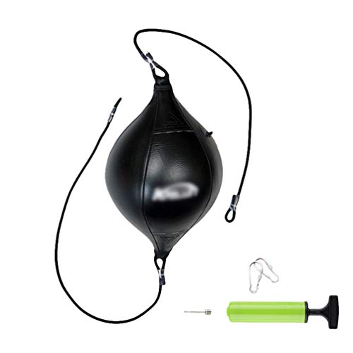 YuanDiann Bola De Boxeo Reflejo Reaccion Bola De Velocidad Adultos Doble Extremo Bolsa De Puching Ball Entrenamiento Pera Pelota De Boxeo Saco Boxeo Negro YuanDiann Bola De Boxeo Reflejo Reaccion Bola De Velocidad Adultos Doble Extremo Bolsa De Puching Ball Entrenamiento Pera Pelota De Boxeo Saco Boxeo Negro