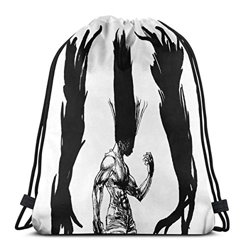Yuanmeiju Mochila con cordón Drawstring Bags Sport Gym Party Gift Backpacks Storage Goodie Initial D