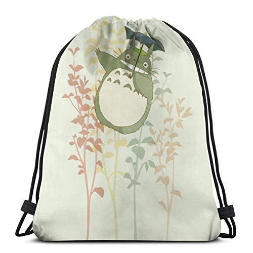 Yuanmeiju Mochila con cordón Drawstring Bags Sport Gym Party Gift Backpacks Storage Goodie Neighbor Totoro