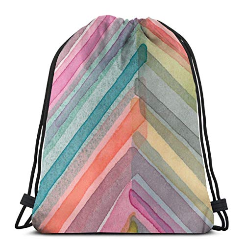 Yuanmeiju Pivot In Warm Prism Drawstring Backpack Bag Lightweight Gym Travel Yoga Casual Snackpack Shoulder Bag for Hiking Swimming Beach