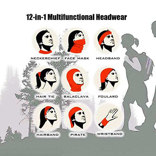 Yuanmeiju Round Earth Training To Be Flat Variety Headwear Neck Gaiter Face Pañuelo Bufanda