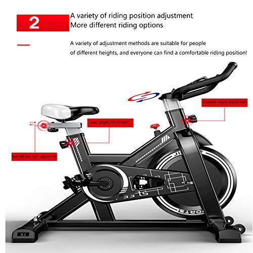 YUANP Bicicletas Estaticas Pequeñas,bicis Indoor Elípticas De Fitness Spinning Bicicleta Spinning Profesional Baratas Mejor Bicicleta Estatica Bici Estática Indoor