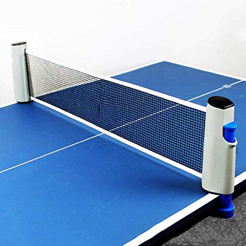 Yuany Juego de Tenis de Mesa instantáneo portátil Red de Tenis de Mesa Extensible con 2 Palos y 6 Pelotas Adecuado para niños Adultos Ejercicio de descompresión de Ocio Interior/Exterior