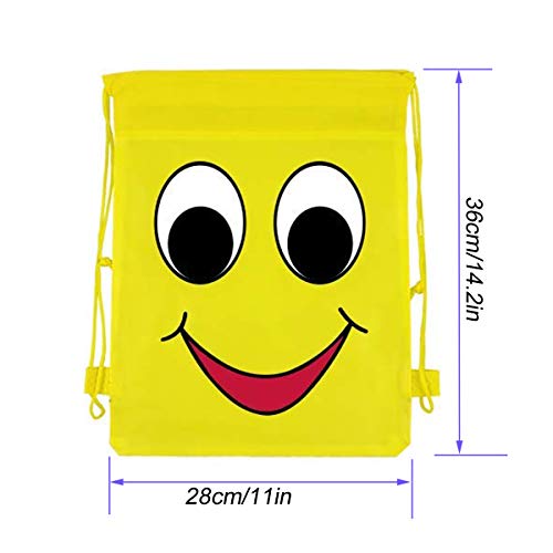 YuChiSX Emoji Bolsas de Cuerdas,10 Piezas Bolsa de Gimnasio Emoji,Emoji Mochilas Petates Infantiles para niños y niñas Cumpleaños Regalos Invitados de Bodas Comuniones YuChiSX Emoji Bolsas de Cuerdas,10 Piezas Bolsa de Gimnasio Emoji,Emoji Mochilas Petates Infantiles para niños y niñas Cumpleaños Regalos Invitados de Bodas Comuniones