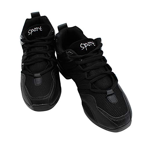 Yudesun Zapatos Aire Libre Deportes Danza Mujer - Mujeres Lona Cordones Suela de Goma Zapatillas Moda Practicidad Running Sneaker Jazz Contemporáneo Baile Informal Negro 34 EU Yudesun Zapatos Aire Libre Deportes Danza Mujer - Mujeres Lona Cordones Suela de Goma Zapatillas Moda Practicidad Running Sneaker Jazz Contemporáneo Baile Informal Negro 34 EU